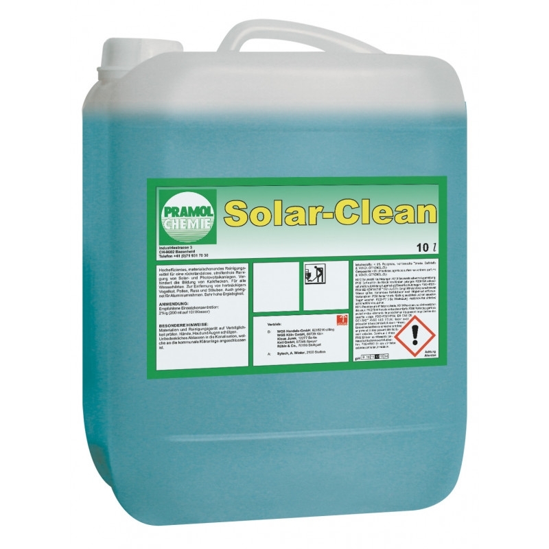 Solar-Clean - Nettoyant pour installations solaires, bidon de 10 litres