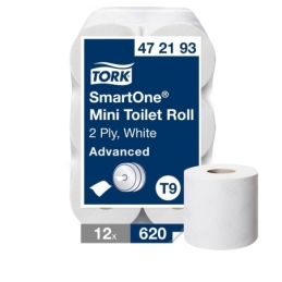 Papier hygiénique Tork Advanced SmartOne Mini – Système T9