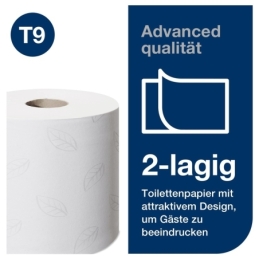 Papier hygiénique Tork Advanced SmartOne Mini – Système T9