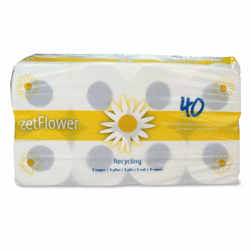 Papier hygiénique petit rouleau Comfort, blanc, 2 couches, env. 250 feuilles de 95 x 110 mm