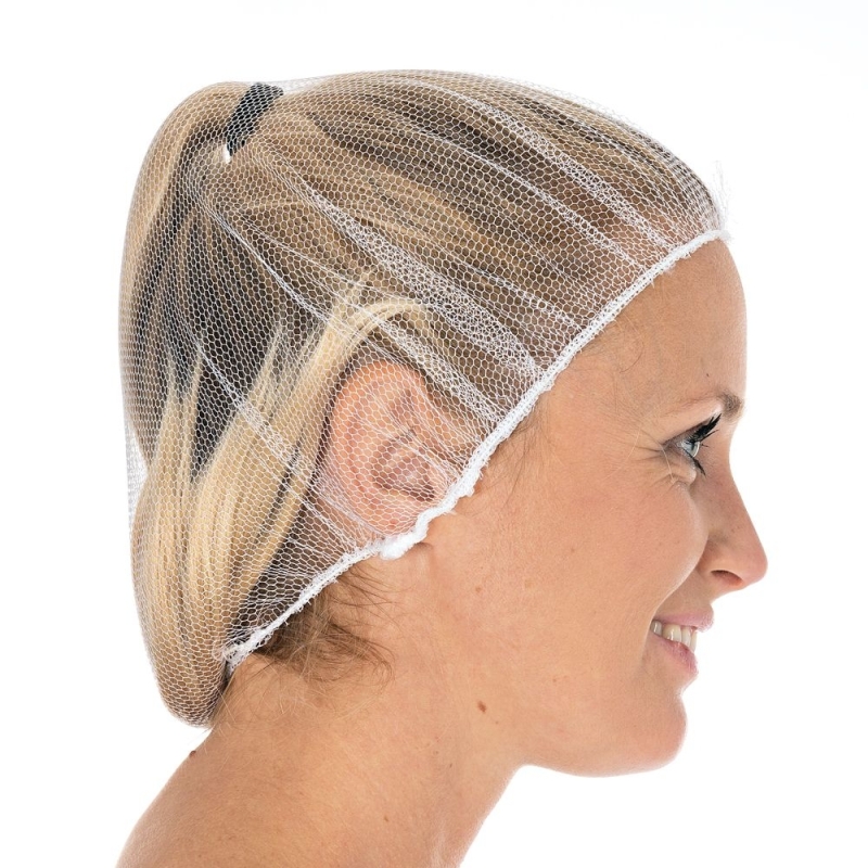 Charlotte de barrette Honeycomb | Nylon, couleur blanc / taille 53 cm