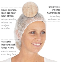 Charlotte de barrette Bettina Light | PP, couleur blanc, taille 60 cm