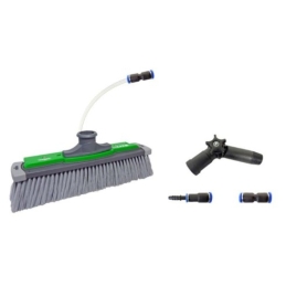 Brosse Power 41 cm "connect", poils gris