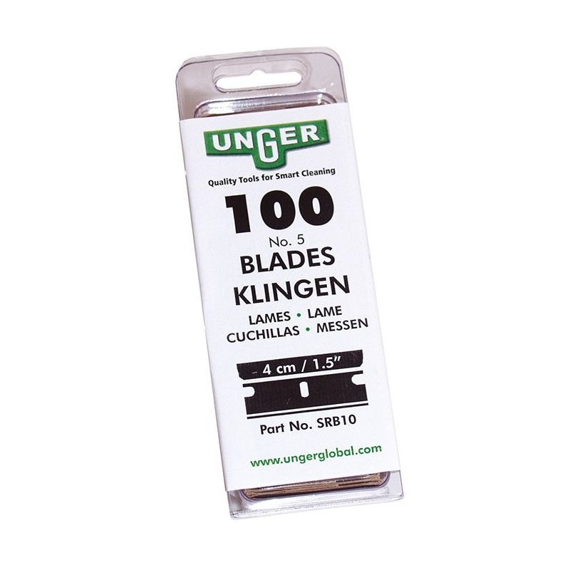 Lames de rechange pour grattoir de sécurité, 40 mm, 1 pièce à 100 lames