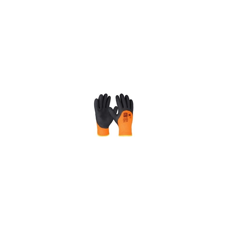 Gants de travail Strong Frost Grip, noir/orange, taille 11/XXL