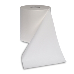 Rouleau essuie-mains, blanc brillant, 2 couches, env. 450 feuilles de 220 mm x 160 m