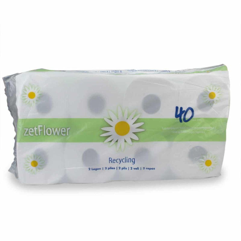 Papier hygiénique petit rouleau Comfort, blanc, 2 couches, env. 400 feuilles de 95 x 110 mm