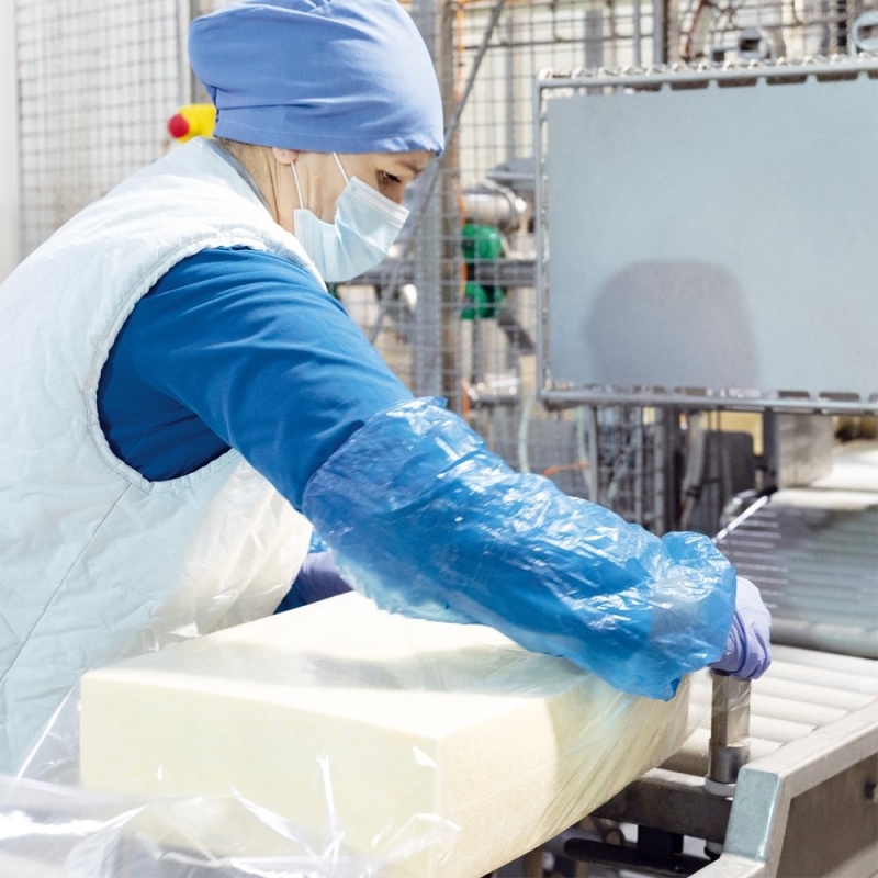 Protège-manches Light | PE, couleur bleu, longueur 40 cm