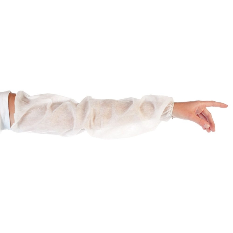 Ärmelschoner | PP, Farbe weiss, Länge 60 cm