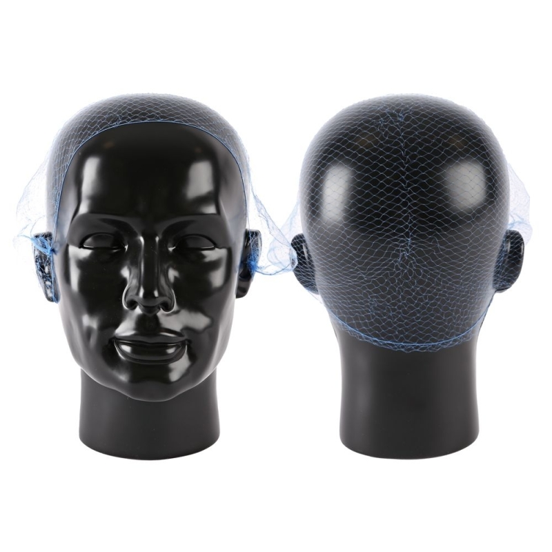 Filets à cheveux | Nylon, couleur bleu / taille 62 cm