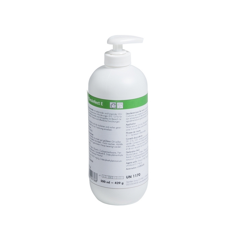 Désinfectant pour les mains Hand Desinfect E, 500 ml