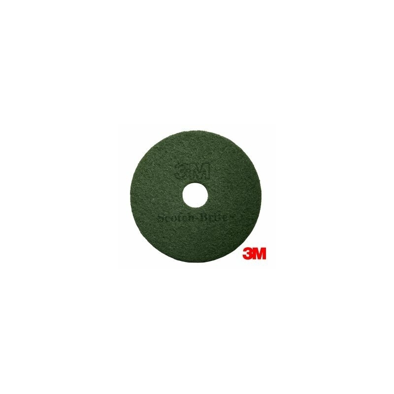 Super-Pad "Scotch-Brite" vert, diamètre 280 mm (11")