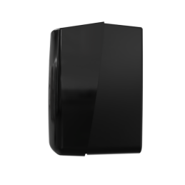 Distributeur pour essuie-mains en rouleau Myriad, noir, jusqu’à une hauteur de rouleau de 230 mm et un diamètre maximum de 