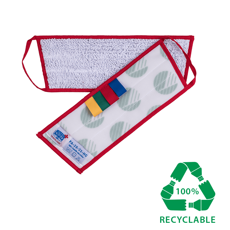 Mopp ReTex MikroVision HC, rot, 30 cm