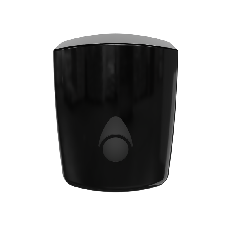 Distributeur pour essuie-mains en rouleau Myriad, noir, jusqu’à une hauteur de rouleau de 230 mm et un diamètre maximum de 