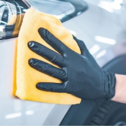 Gant en nitrile, noir, non poudré, taille S/7, 100 pcs.