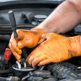 Gants en nitrile Power Grip, non poudrés, taille L