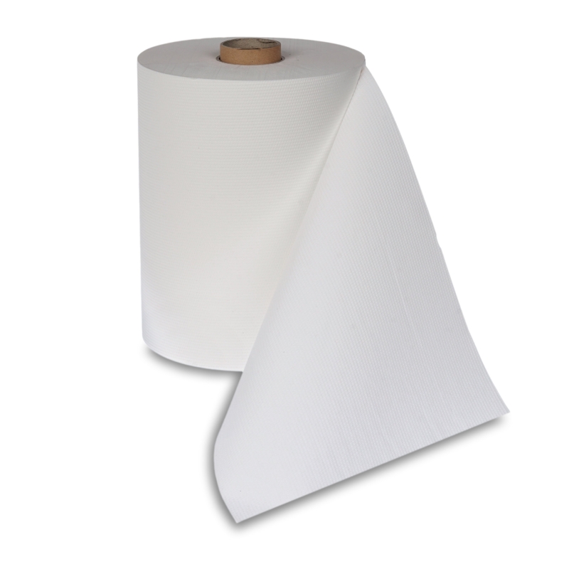 Handtuchrolle, weiss, 2-lagig, ca. 240 mm x 140 m, nicht perforiert