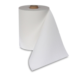 Rouleau d'essuie-mains, blanc, 2 couches, env. 240 mm x 140 m, non perforé