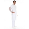 Blouse visiteur Light avec boutons-pression | PE Couleur blanche, longueur 120 cm, circonférence 150 cm