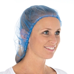 Baretthaube Micromesh Soft | Nylon, Farbe blau / Grösse 53 cm