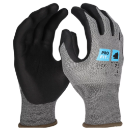 Gants polyvalents Foam-Nitrile Maxi-Hit noirs, taille 7/S