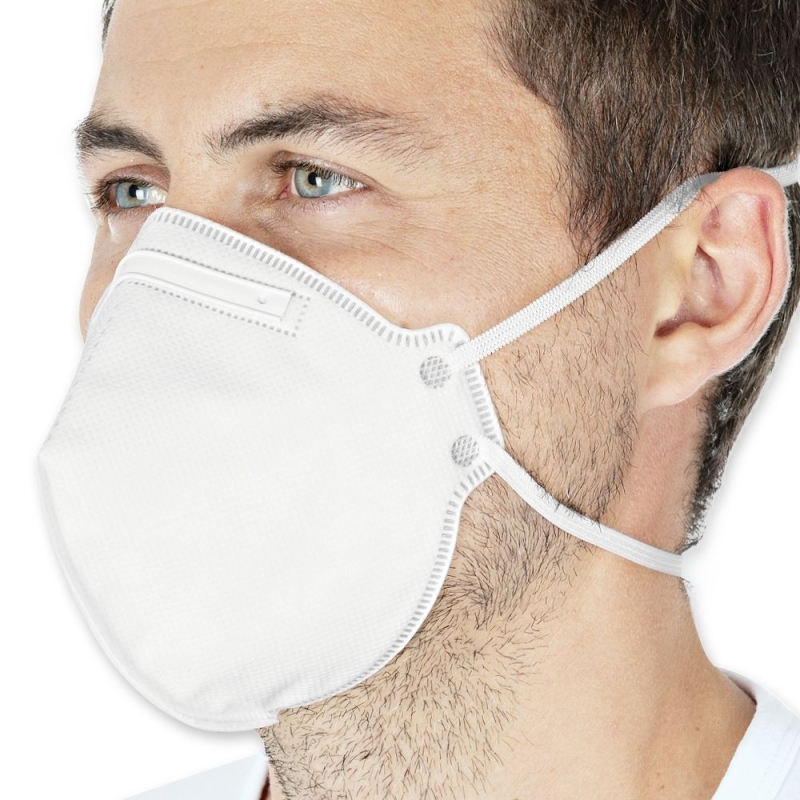 Atemschutzmasken FFP2 NR, vertikal faltbar | PP