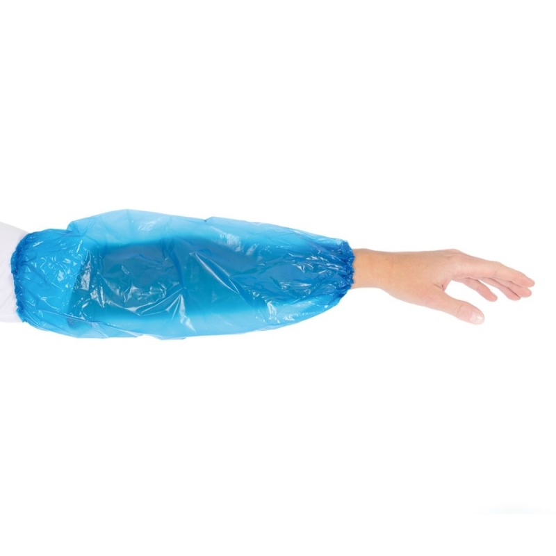 Ärmelschoner | PE, Farbe blau, Länge 40 cm