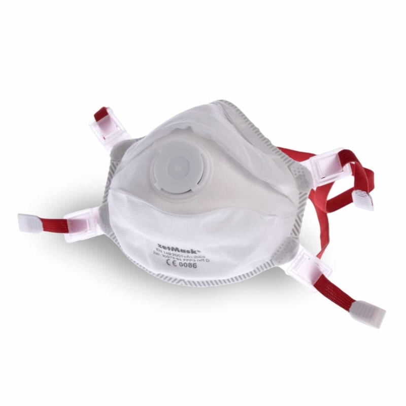 Masque filtrant les particules fines avec valve d'expiration FFP3 NR D
