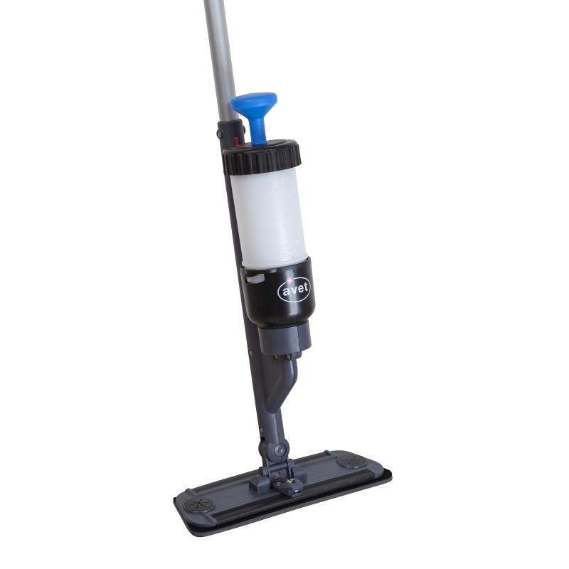 Drizz® F Standard Swiss AVET® Kletthalter mit Befestigungs- schnapper, Flasche 600 ml, blau