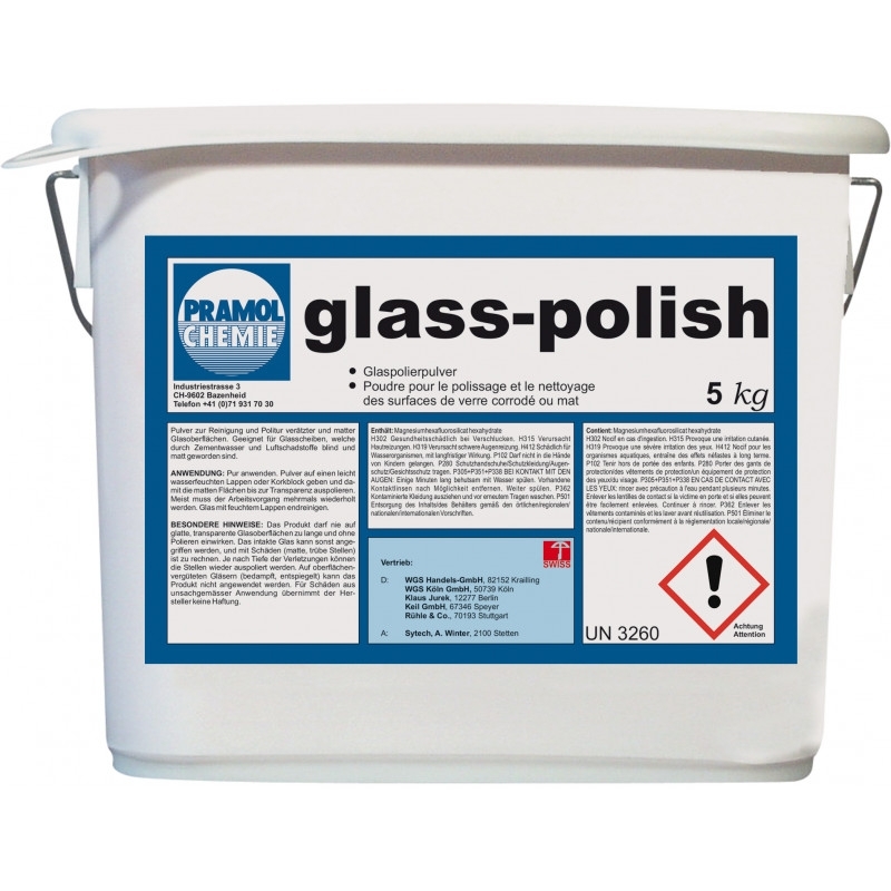 Glass-Polish, Seau de 5 kg