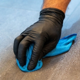 Nitrilhandschuh Power Grip, puderfrei, Grösse L, schwarz