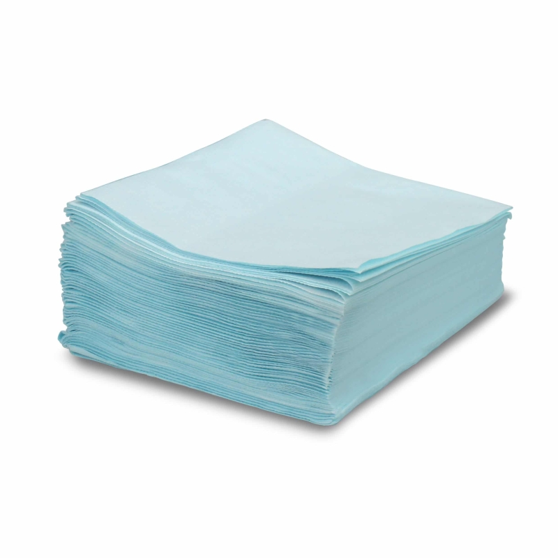 Unitex Chiffon de nettoyage, turquoise, 4 x 50 chiffons d’env. 380 x 300 mm