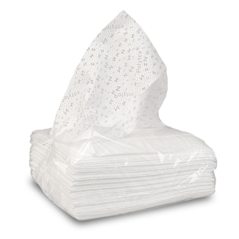 Polytex® lingettes légèrement imprégnées, blanc, environ 400 x 420 mm, 420 lingettes (12 x 35)