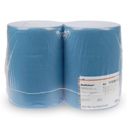 Multiclean® Plus Putztuchrolle, blau, 3-lagig, ca. 500 Abrisse à 350 x 370 mm