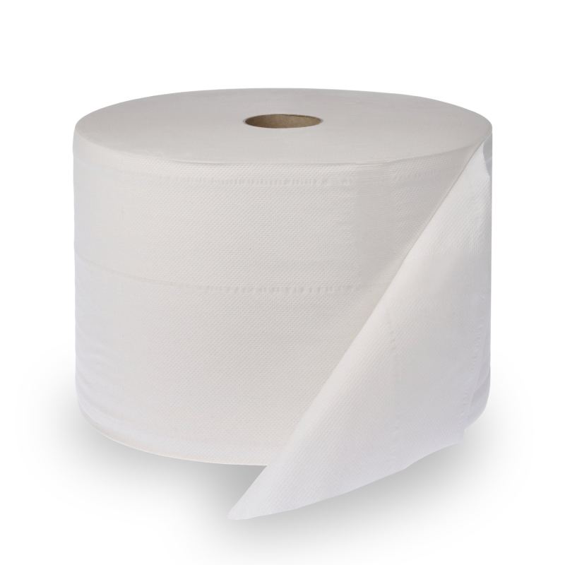 Multiclean® rouleau de chiffons de nettoyage, blanc, 2 couches, env. 1500 coupures de 380 x 260 mm