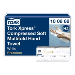 Serviette compressée Tork Premium – Système H2