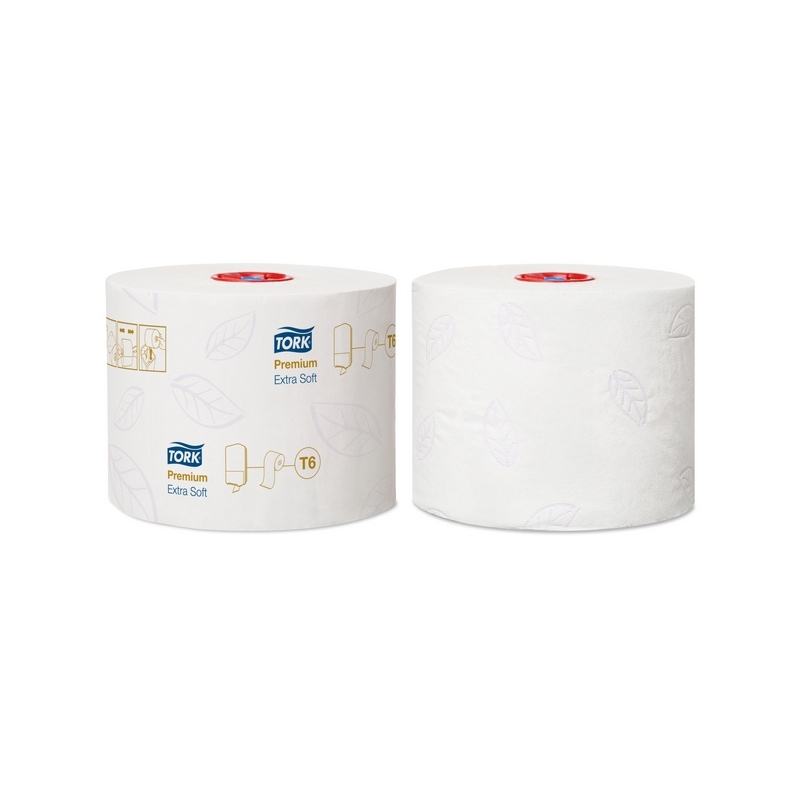 Papier hygiénique Tork Premium Midi – Système T6