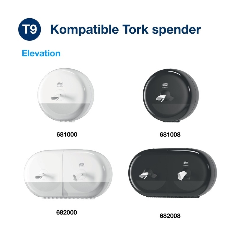 Papier hygiénique Tork Advanced SmartOne Mini – Système T9