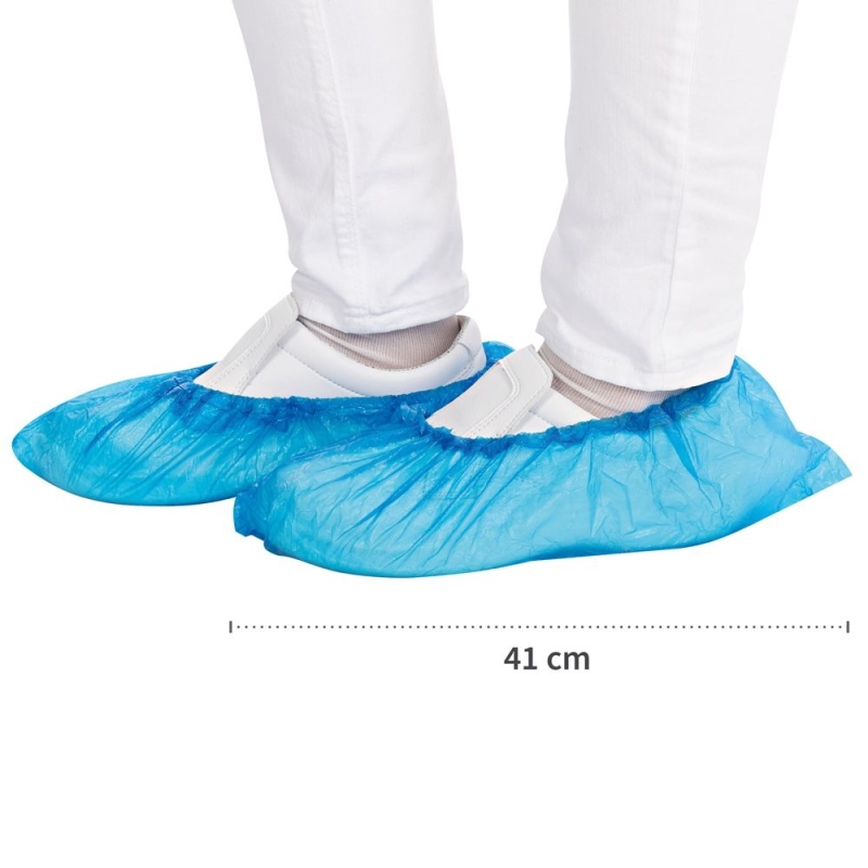 Überschuhe | CPE, Farbe blau, Länge 41 cm