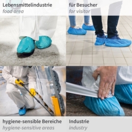 Couvre-chaussures | CPE, couleur bleu, longueur 41 cm