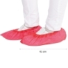 Überschuhe | CPE, Farbe rot, Länge 41 cm
