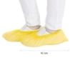 Couvre-chaussures, CPE, couleur jaune, longueur 41 cm