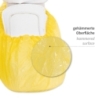 Couvre-chaussures, CPE, couleur jaune, longueur 41 cm