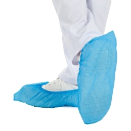 Couvre-chaussures Eco | CPE, fabriqué à la machine, couleur bleu, longueur 41 cm