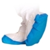 Überschuhe | PP/CPE, Farbe weiss/blau, Länge 41 cm