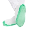 Couvre-chaussures | PP/CPE, couleur blanc/vert, longueur 41 cm