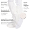 Überstiefel | Microporous, Farbe weiss, Länge 34 cm, Höhe 50 cm