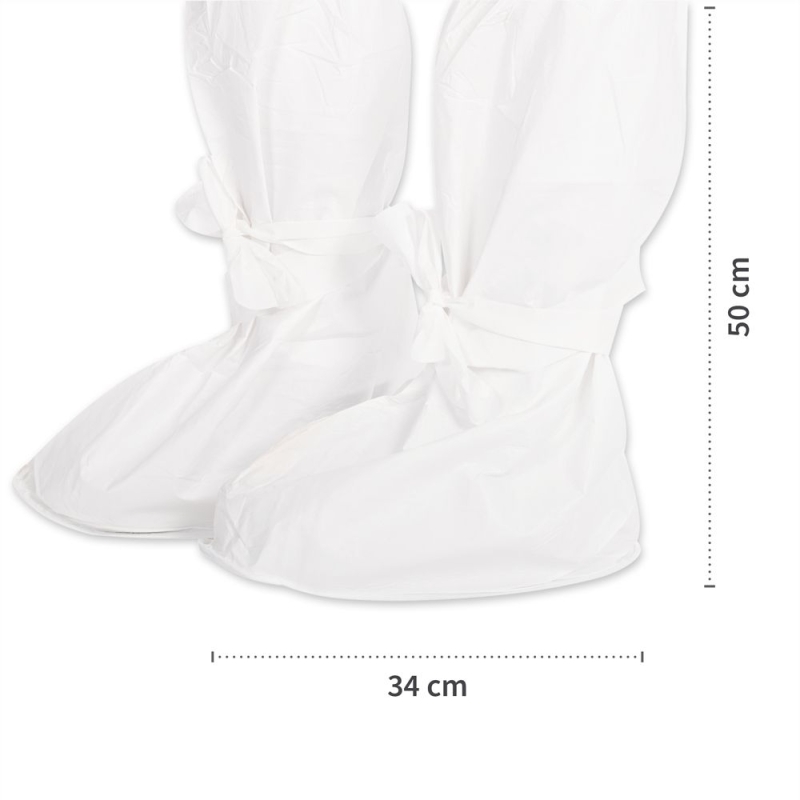 Couvre-bottes | Microporous, couleur blanc, longueur 34 cm, hauteur 50 cm