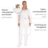 Kittel mit Armgummi | PP, Farbe weiss, Länge 140 cm, Umfang 150 cm, Grösse XXL